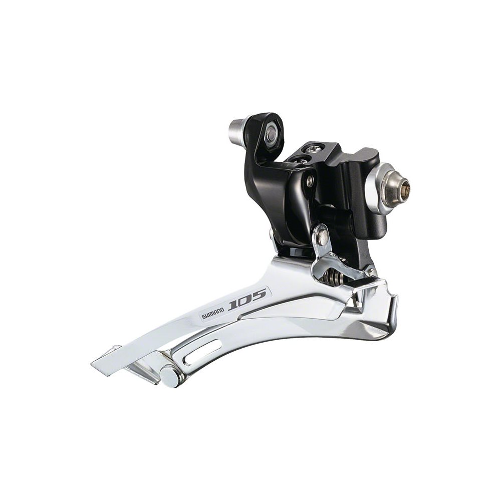 SHIMANO 105 FD-5700 DOUBLE FRONT DERAILLEUR BRAZE ON BLACK SHIMANO 105 FD-5700 DOUBLE FRONT DERAILLEUR BRAZE ON BLACK